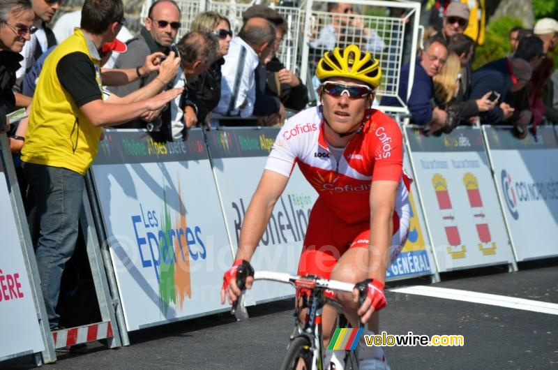 Cyril Bessy (Cofidis) at the finish