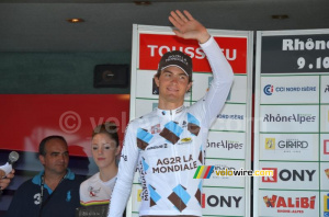 Jules Pijourlet (Chambéry Cyclisme Formation) arrives on the podium (642x)