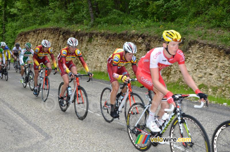 Guillaume Levarlet (Cofidis) gevolgd door Saint-Etienne Loire