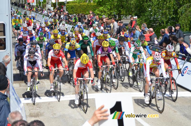 Start van de laatste ronde