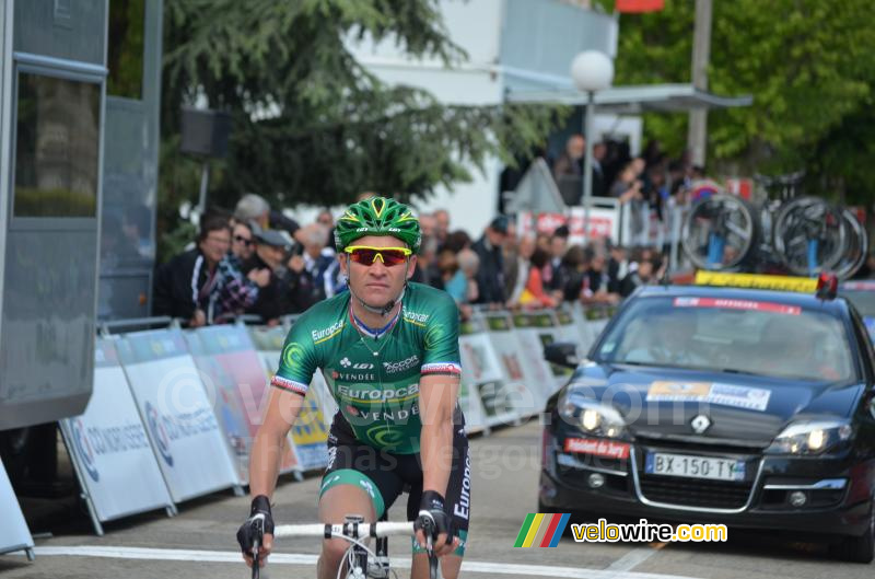 Thomas Voeckler (Europcar) aan de finish