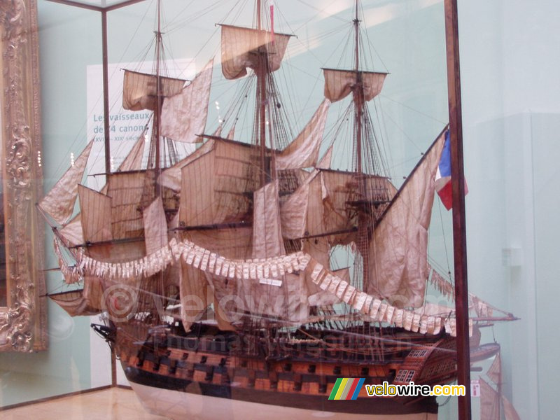 Model of a boat