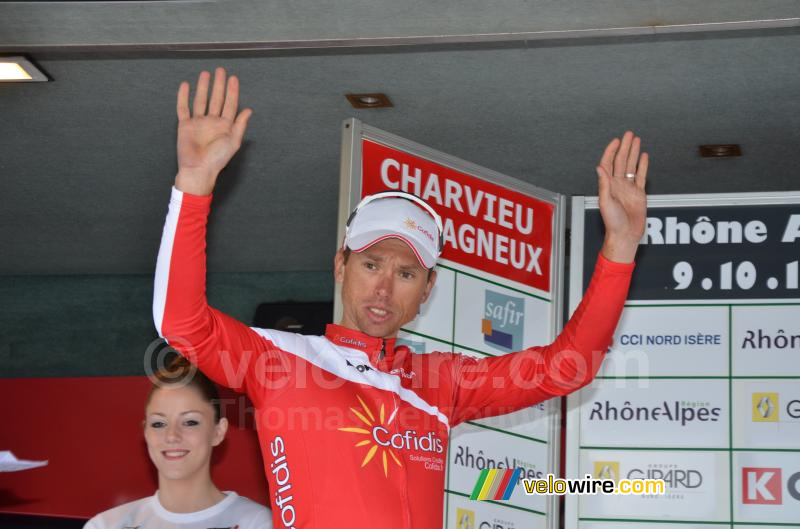 Nico Sijmens (Cofidis) celebrates his victory