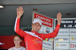 Nico Sijmens (Cofidis) celebrates his victory (242x)