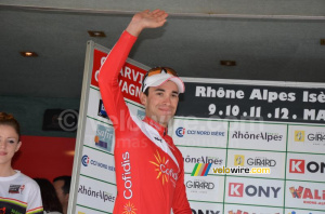 Nicolas Edet (Cofidis) enters the podium (422x)