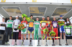The full podium of the Rhône Alpes Isère Tour 2013 (448x)