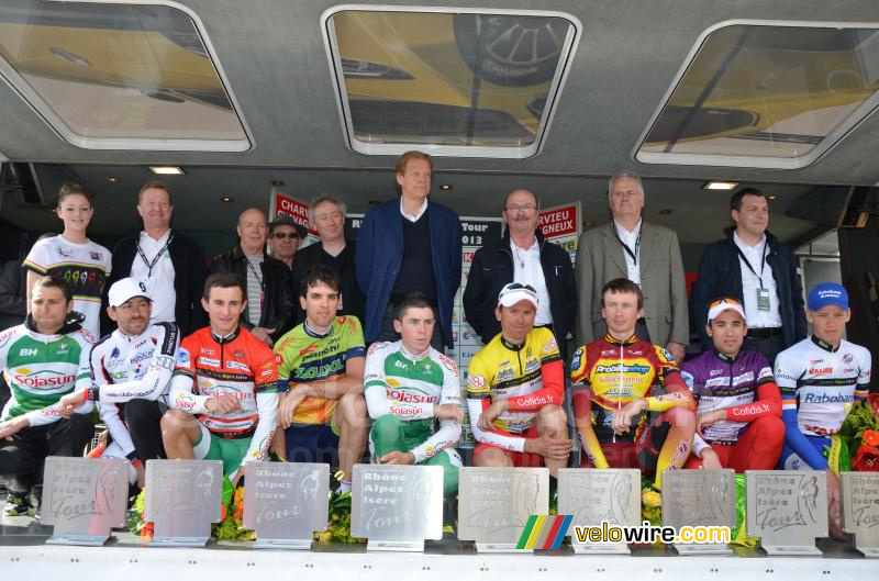 The full podium of the Rhône Alpes Isère Tour 2013 (2)