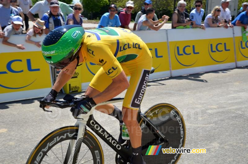 David Veilleux (Europcar) à l'arrivée