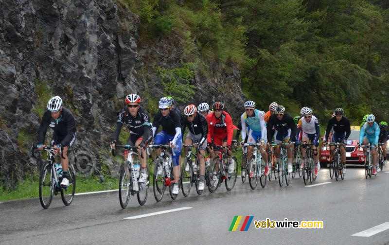 The breakaway on the Côte de la Bréoule