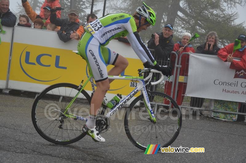 Alessandro de Marchi (Cannondale) exhausted after the finish