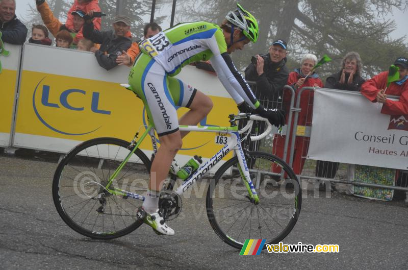 Alessandro de Marchi (Cannondale) uitgeput na de finish