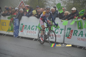 Tim Wellens (Lotto-Belisol), 13ème après une belle course en tête (369x)