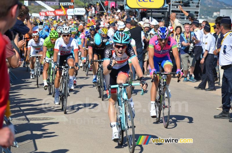 Jan Bakelants (RSLT) remporte la 2ème étape à Ajaccio