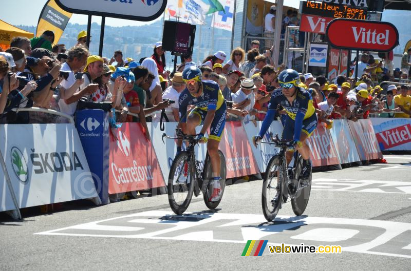 Sergio Paulinho & Matteo Tosatto (Team Saxo-Tinkoff)