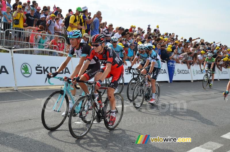 Andy Schleck (Radioshack-Leopard) & Tejay van Garderen (BMC)