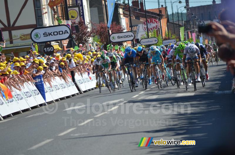 Schouder aan schouder naar de finish