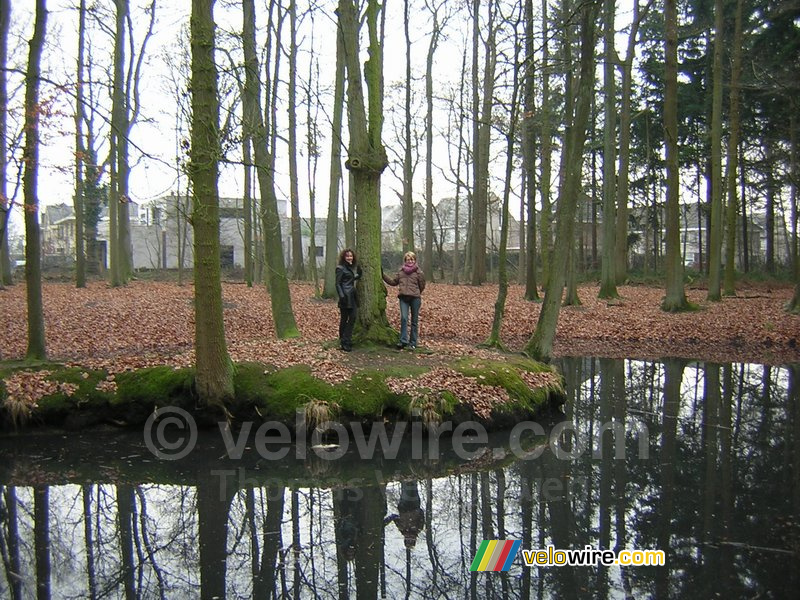 In the woods: Marie-Laure & Aude