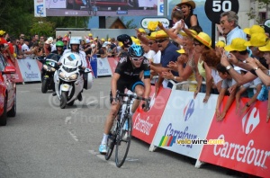 Chris Froome (Team Sky) on his way to victory in the 8th stage (215x)