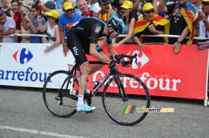 Chris Froome (Team Sky) on his way to victory in the 8th stage (2) (257x)