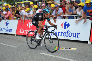 Richie Porte (Team Sky), 2ème (218x)