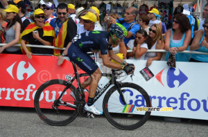 Alejandro Valverde (Movistar), 3ème (406x)