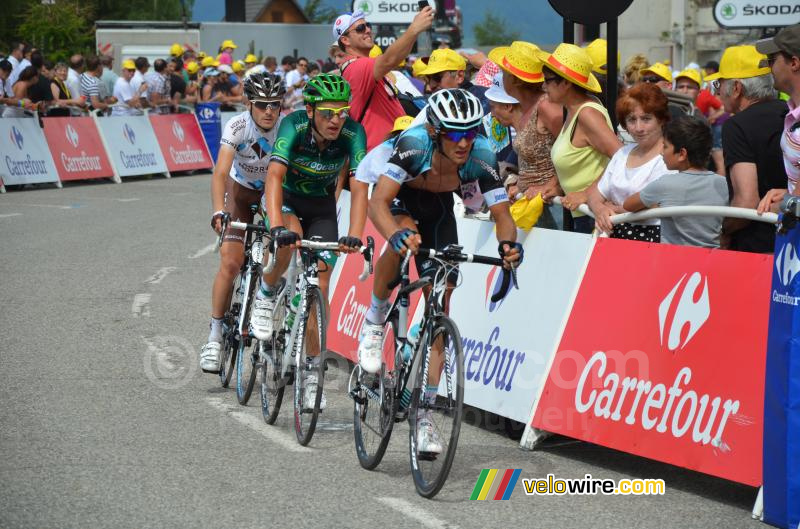 Peter Velits (OPQS), Davide Malacarne (Europcar) & Hubert Dupont (AG2R)