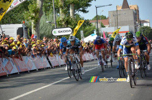 Matteo Trentin (OPQS) en route vers la victoire (372x)