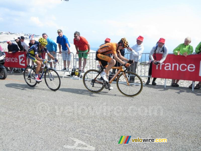 Mikel Nieve (Euskaltel-Euskadi) & Roman Kreuziger (Team Saxo-Tinkoff)