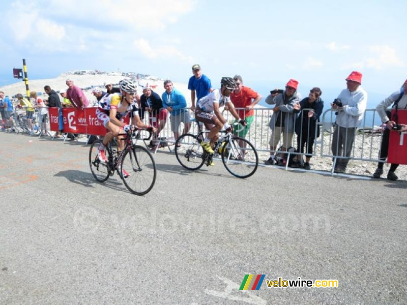 Jean-Christophe Péraud (AG2R La Mondiale) & Bart de Clercq (Lotto-Belisol)