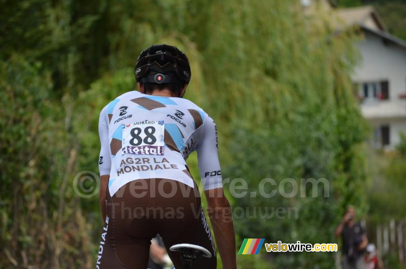 Sbastien Minard (AG2R La Mondiale) in de eerste klim