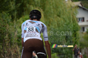 Sébastien Minard (AG2R La Mondiale) in the first climb (307x)