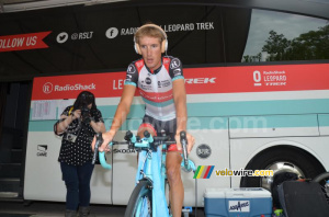 Andy Schleck (Radioshack-Leopard) à l'échauffement (669x)