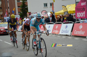 Jakob Fuglsang (Astana), Mikel Nieve (Euskaltel) & Alberto Contador (Saxo) (337x)