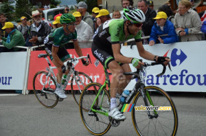 Laurens Ten Dam (Belkin) & Thomas Voeckler (Europcar) (200x)