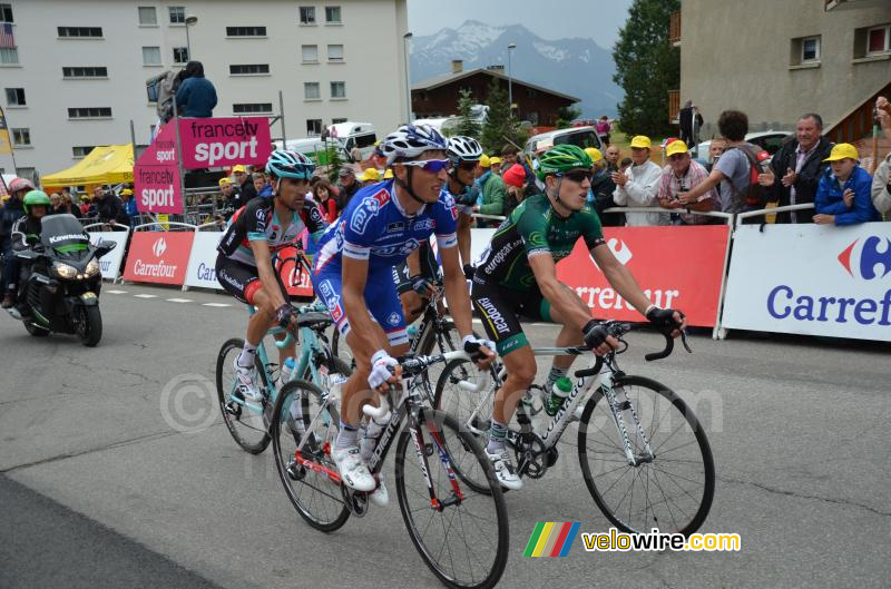 Pierrick Fdrigo (FDJ.fr), Cyril Gautier (Europcar) & Haimar Zubeldia (RSLT)