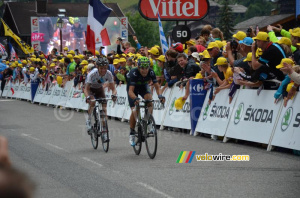Alejandro Valverde (Movistar) & John Gadret (AG2R La Mondiale) (689x)