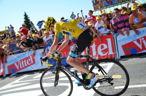 Chris Froome (Team Sky) ne perd pas de temps (411x)