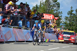 Andrew Talansky (Garmin-Sharp) & Alberto Contador (Saxo-Tinkoff) (355x)