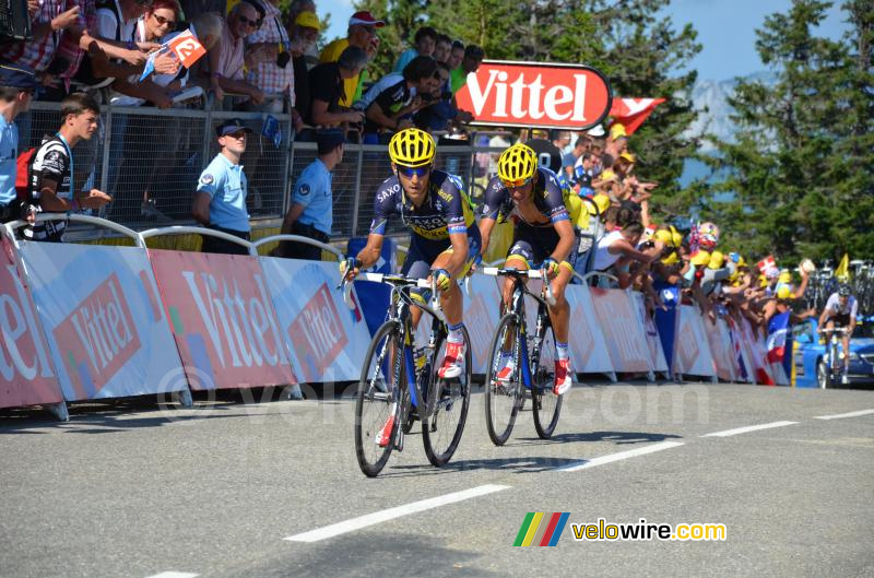 Jesus Hernandez & Roman Kreuziger (Team Saxo-Tinkoff)