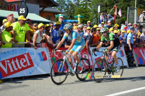 Jakob Fuglsang (Astana) & Bauke Mollema (Belkin) (374x)