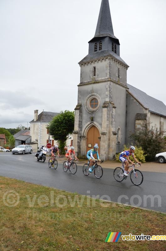 The leading group in Malicornay