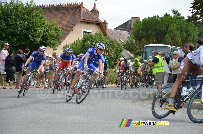 De FDJ.fr ploeg in Mouhers