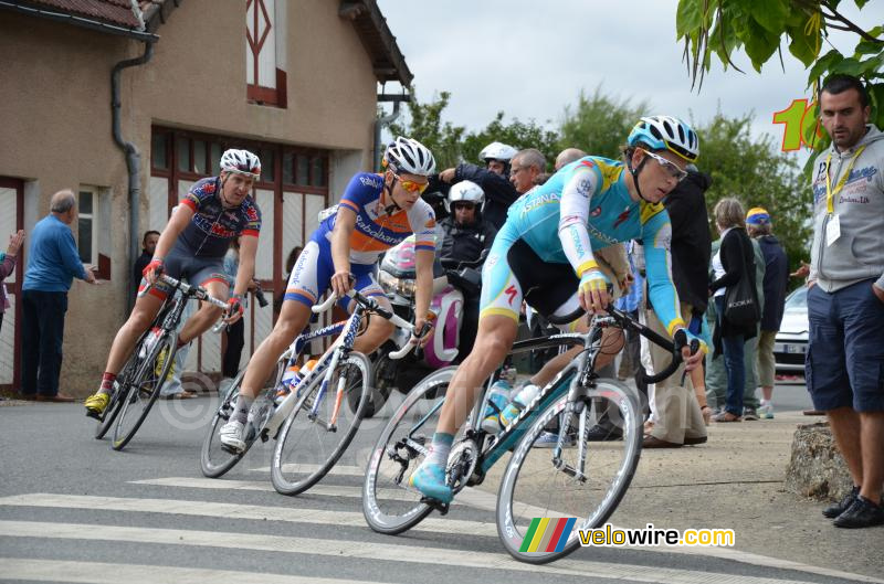 Alexandre Shushemoin (Astana), Lennard Hofstede (Rabobank) & Nicolas Bazin (BigMat-Auber 93)