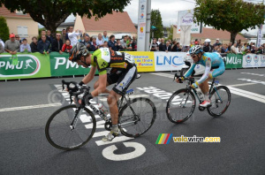 Klaas Sys (Crelan-Euphony) & Alexandre Shushemoin (Astana) (414x)