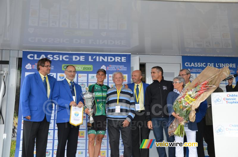 Bryan Coquard (Europcar), winnaar van de Classic de l'Indre 2013 (2)