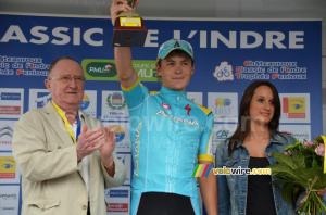 Ilya Davidenok (Continental Team Astana), lauréat de la Prime du Conseil Général (441x)