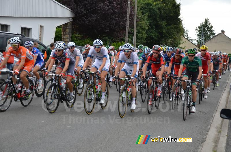 The peloton visiting Isbergues again