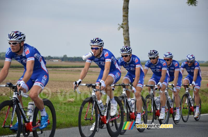 De FDJ.fr ploeg in Hinges