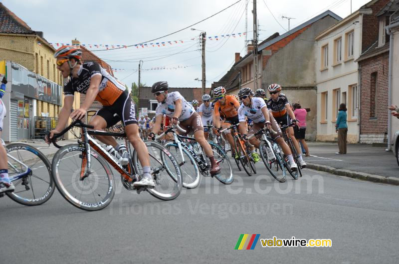 Samuel Dumoulin & Davide Appollonio (AG2R) in Chocques