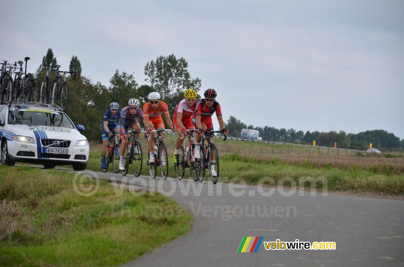 The breakaway just before Burbure